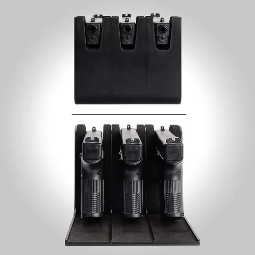 Vista 4 de Adoreal Soporte para pistola para pistola de almacenamiento seguro para armas, accesorio seguro para armas, organizador seguro para armas