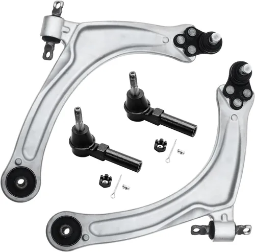 Vista 133 de Detroit Axle - 4 piezas de brazos de control traseros para Ford C-Max, Focus, Mazda 3 5, Volvo C30, C70, S40, V50, 4 brazos de control superiores e