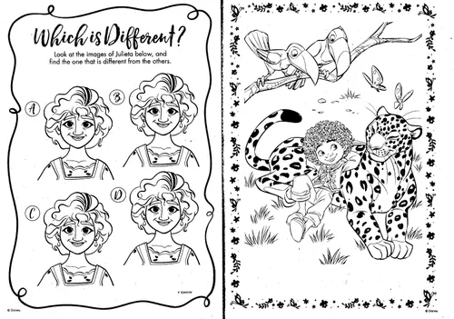 Vista 2 de Disney Encanto - Jumbo Coloring & Activity Book Book 80 pages (Set of 2 Books)