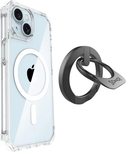 Vista 93 de Scooch para MagCase Compatible con iPhone 12 Mini Incluyendo MagRing 2.0, Soporte para Teléfono Compatible con MagSafe y Pata de Soporte