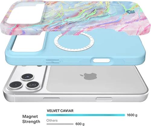 Vista 493 de VELVET CAVIAR Funda para iPhone 15, compatible con MagSafe, probada contra caídas de 10 pies, fundas protectoras de diseño, leopardo color rosa