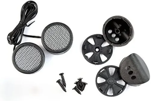 Vista 2 de Paquete de 2 tweeters estéreo estéreo de alta frecuencia de 500 W para coche, crossover XTC-3300