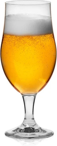 Vista 7 de Libbey Crafts Brew Juego de Vasos de Cerveza Tulipán Belga, Elegante Juego de Vasos de Cerveza Belga de 6 para Cerveza Belga, Juego de Regalo Apto