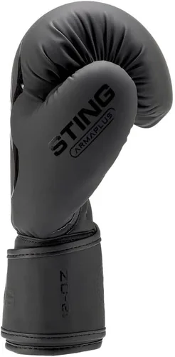 Vista 3 de Guantes de boxeo STING Armaplus Material exterior T3, sistema de revestimiento flotante, relleno de núcleo Hi Flow, correa de soporte de muñeca