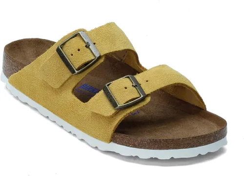 Vista 4 de Birkenstock Sandalias unisex Arizona con plantilla suave para adultos Lima activa