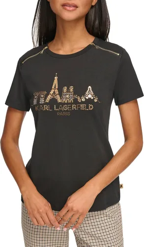 Vista 5 de Karl Lagerfeld Paris Camiseta con logo para mujer