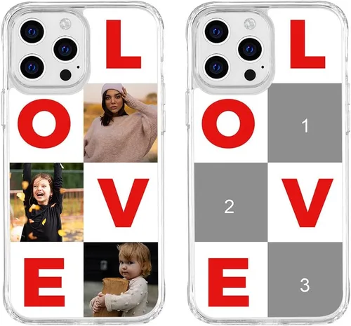 Vista 371 de Funda de teléfono personalizada para Apple iPhone 8 Plus iPhone 7 Plus, personalizada con foto, imagen, texto, imagen, diseño de imagen