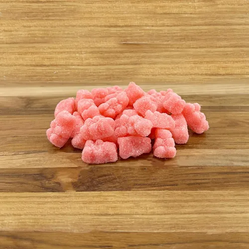 Vista 5 de FirstChoiceCandy Fun Sour Gummy Bears (2 libras (paquete de 1), fresa rosa ácida)