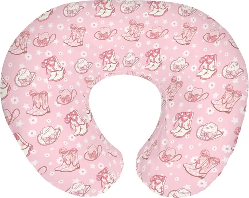 Vista 14 de Blue Western Cowboy - Fundas de almohada de lactancia para niños, botas de vaquero, sombrero, caballo, cactus, sol, vaca, calaveras, funda