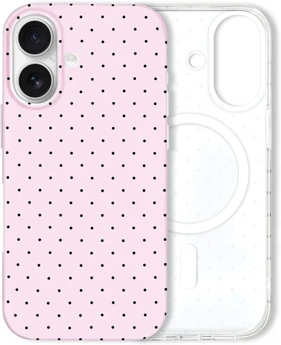 Vista 178 de Hython Funda para iPhone Air, diseño estético de lunares lindos, funda simple de 6.5 pulgadas, delgada, antiarañazos, parachoques de TPU suave, a