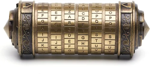 Vista 6 de Cryptex Da Vinci - Caja de rompecabezas de dinero para dinero en efectivo, cajas de rompecabezas con compartimentos ocultos, regalo para el día