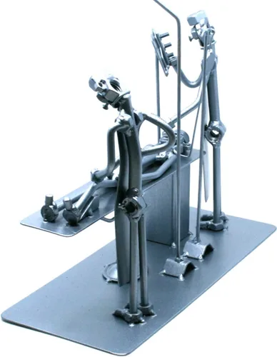 Vista 5 de Regalo de cirujano ortopédico personalizado, Tuercas y pernos escultura coleccionables, arte de metal reciclado, cumpleaños, regalo de jubilación l