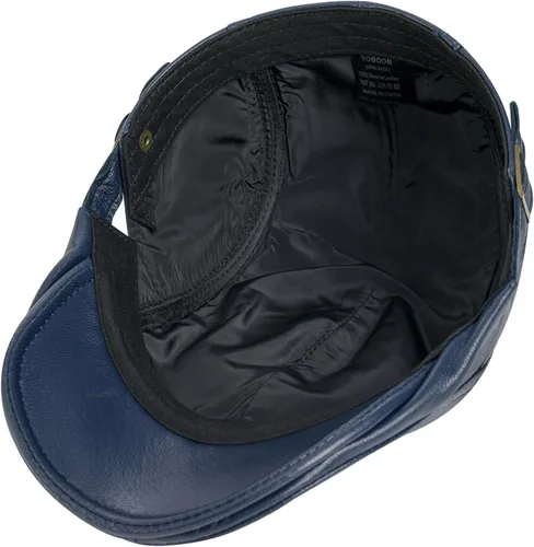 Vista 11 de VOBOOM Gorra de hiedra de cuero genuino ajustable para hombres y mujeres