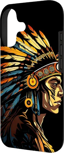 Vista 2 de Funda de orgullo indígena con plumas para iPhone 17