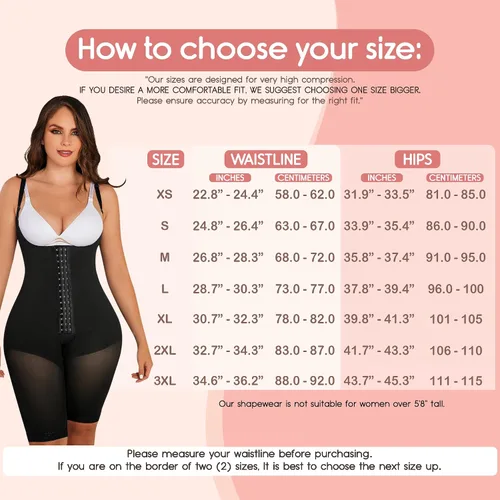 Vista 2 de LadySlim by NuvoFit 203 Fajas Colombianas Reductoras Post Cirugía Levanta Cola Faja Postparto Body Shaper para Mujer