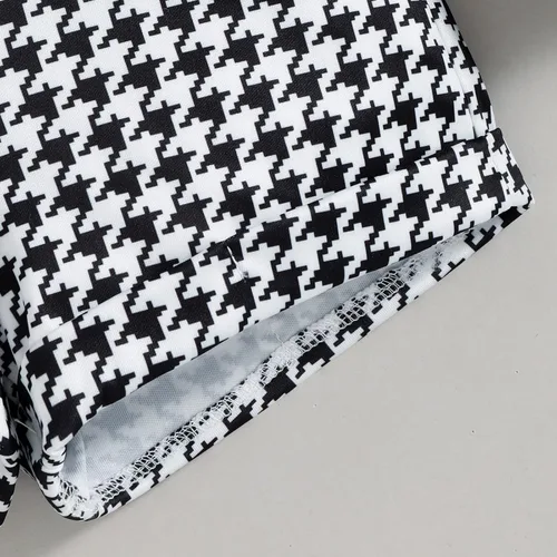 Vista 15 de TheFound Trajes de verano para niñas pequeñas, sin mangas, de punto acanalado, halter, pantalones cortos, ropa para recién nacidos, conjunto de 3