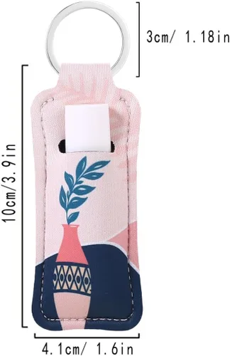 Vista 73 de COOKOOKY Chapstick - Llavero con clip para bálsamo labial