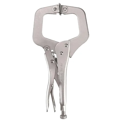 Vista 8 de Olympia Tools Abrazadera C de bloqueo de 6.0 in, plata (11-406)