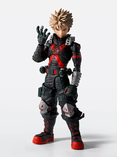 Vista 2 de TAMASHII NATIONS - Figura de acción S.H.Figuarts de Katsuki Bakugo de My Hero Academia -El Principio
