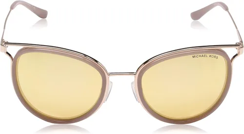 Vista 2 de Michael Kors Gafas de sol con montura rosa lentes de oro rosa líquido 2047in