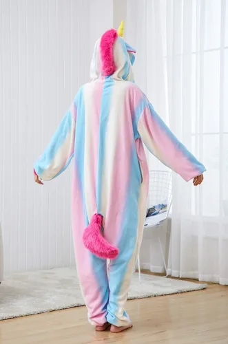 Vista 3 de Pijama de unicornio para adultos, disfraz de Helloween