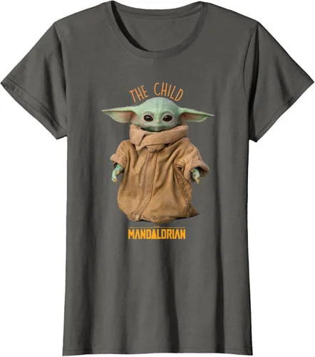 Vista 7 de Star Wars The Mandalorian Grogu The Child Photo Pose - Camiseta linda Negro