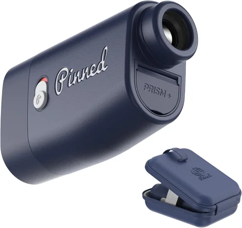 Vista 9 de Pinned Prism Slope Golf Rangefinder - Golf Distance Rangefinder with Slope - USB Rechargeable, Pinned Locked Vibration Laser Range Finder - Range