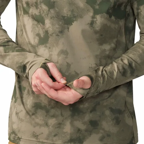 Vista 3 de Mountain Hardwear Sudadera elástica con capucha para hombre para senderismo, casual, campamento y mochilero