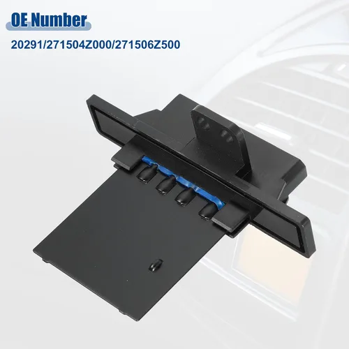 Vista 5 de ACROPIX Calentador de resistencia de motor de ventilador HVAC para Nissan Sentra 2000-2006 N.° 20291/271504Z000/271506Z500 – Paquete de 1 negro
