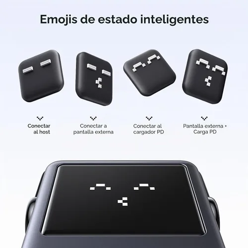 Vista 7 de UGREEN Uno Hub USB-C 6 en 1 con puertos de datos USB-C y USB-A de 10 Gbps 4K a 60 Hz HDMI para MacBook Neo/Pro/Air, iPad Pro, Surface, XPS, Thinkpad