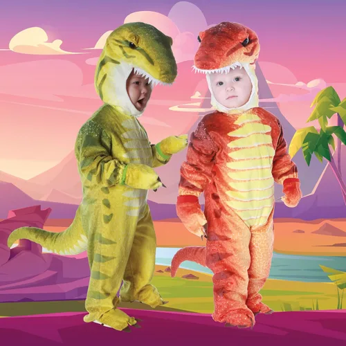 Vista 4 de T-Rex bebé Costume