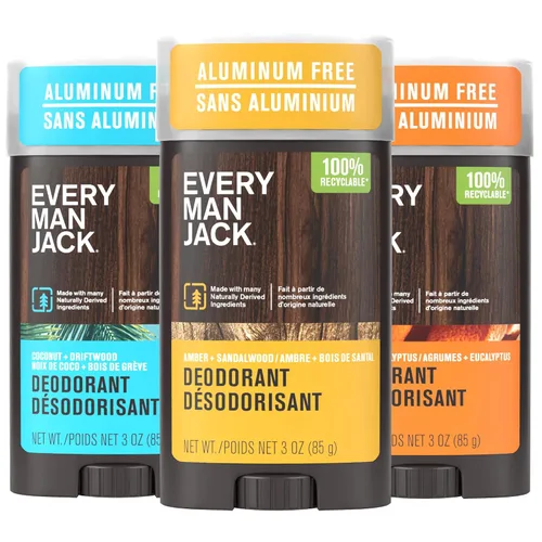 Vista 12 de Every Man Jack Desodorante para Hombre de Ámbar + Sándalo - Mantén la Frescura con Desodorante sin Aluminio Para Todos los Tipos de Piel - Elimina