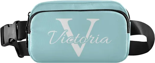 Vista 13 de Riñoneras personalizadas para mujeres y hombres, bolsa de cinturón personalizada con correa ajustable, riñoneras de moda, bolsa cruzada para la #01