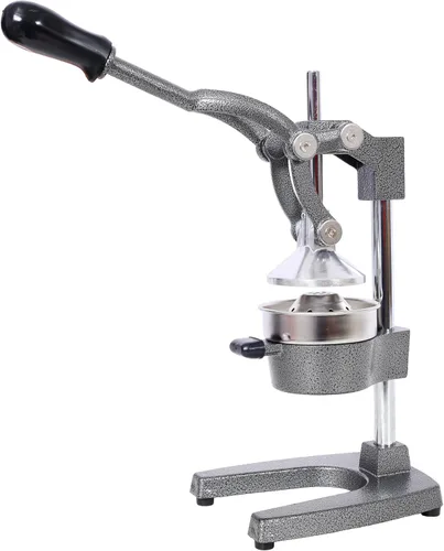 Vista 6 de Exprimidor de cítricos de hierro fundido, prensa manual manual extra grande de grado comercial, exprimidor de encimera resistente para jugo