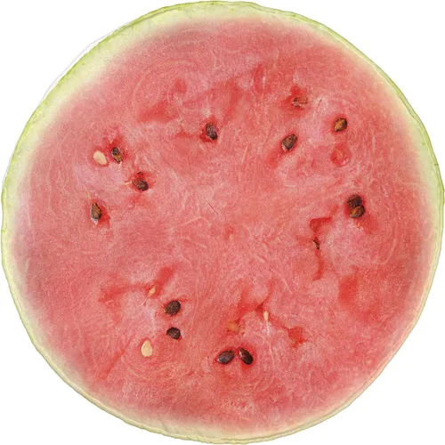 Vista 17 de Ambesonne Manta redonda Kiwi, Half of an Exotic Fruit with The Seeds Summer Season Tropical Vitamin, ligera funda para sofá y cama, regalos Verde