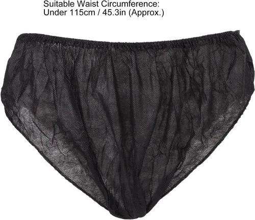Vista 5 de plplaaoo 50 piezas de ropa interior desechable, bragas desechables, unisex, talla única, se adapta a la mayoría de ropa interior de viaje portátil