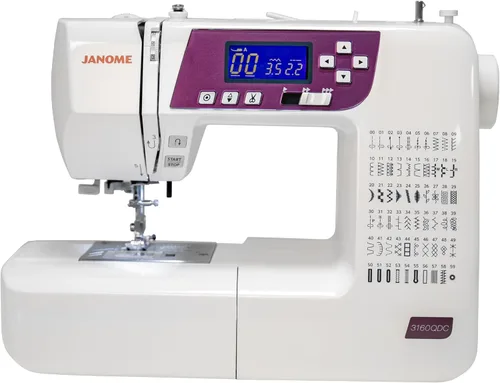 Vista 2 de Janome 3160QDC-G Máquina de coser y acolchar con kit de acolchado de regalo!