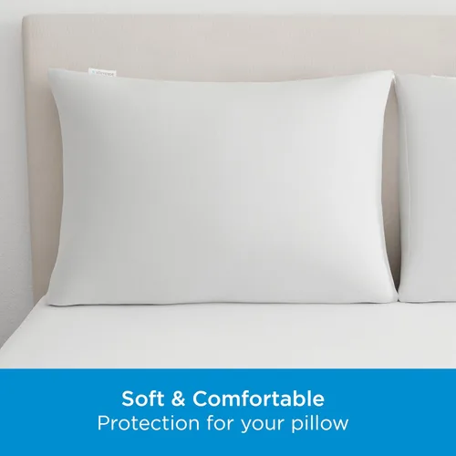 Vista 5 de AllerEase - Protector de almohada impermeable tamaño King, paquete de 2
