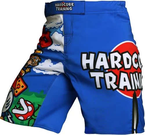 Vista 2 de Hardcore Training MMArio - Pantalones cortos de combate para artes marciales mixtas y artes marciales mixtas