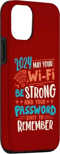 Vista 3 de iPhone 15 In 2024 may your wifi be strong & password easy to remember Case