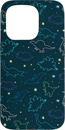 Vista 14 de Funda con diseño de dinosaurio de color lindo para iPhone 17