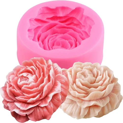 Vista 15 de Zixiang Bloom - Molde de silicona con diseño de flores de rosas 3D, para decoración de pasteles, jabón, velas, caramelos, chocolate, polimérico