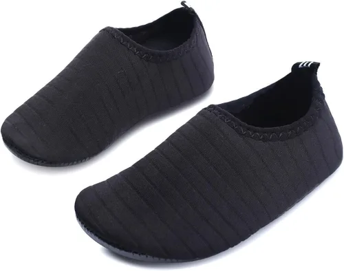 Vista 2 de Scurtain - Zapatos acuáticos para niños, calcetines acuáticos de secado rápido con sensación de pies descalzos para niños, niñas y bebés con suela