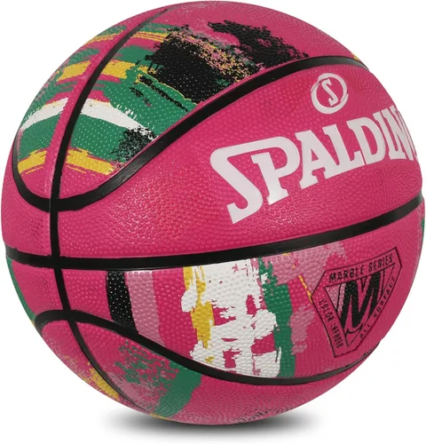 Vista 3 de Spalding Pelota de baloncesto al aire libre/interior de mármol para mujer