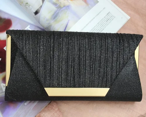 Vista 4 de Clutch Purse Handbag for WomenEnvelope Evening Bags With Detachable Chain for Wedding and Party
