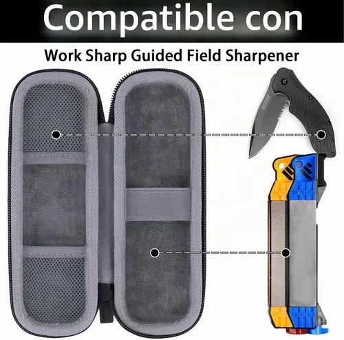 Vista 2 de co2CREA - Estuche de viaje duro para afilador de campo de trabajo
