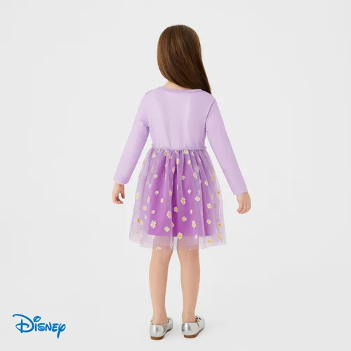 Vista 3 de Disney Vestido de tul de malla de manga larga para niña de 2 a 6 años