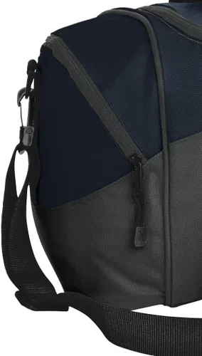 Vista 2 de Pequeñas ranas de la paz bolsa de gimnasio Deluxe Peace Frog Bolsa de viaje, marino