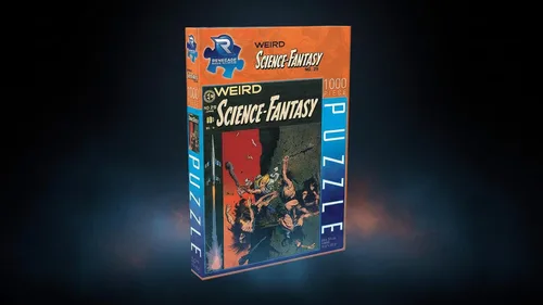Vista 3 de Renegade Game Studios EC Comics Puzzle Weird Science-Fantasy - Rompecabezas de arte vintage de 1000 piezas