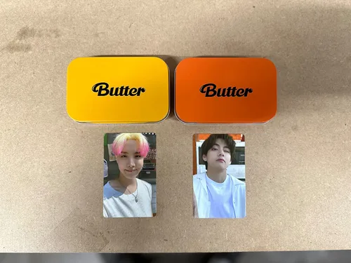 Vista 2 de (NOT AUDIO CD!!) BTS Butter Album WEVERSE GIFT ONLY!! ( CREAM + PEACHES - 2 VER SET. ) SEALED